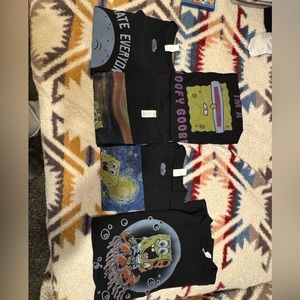 SpongeBob SquarePants mens big and tall shirts bundle